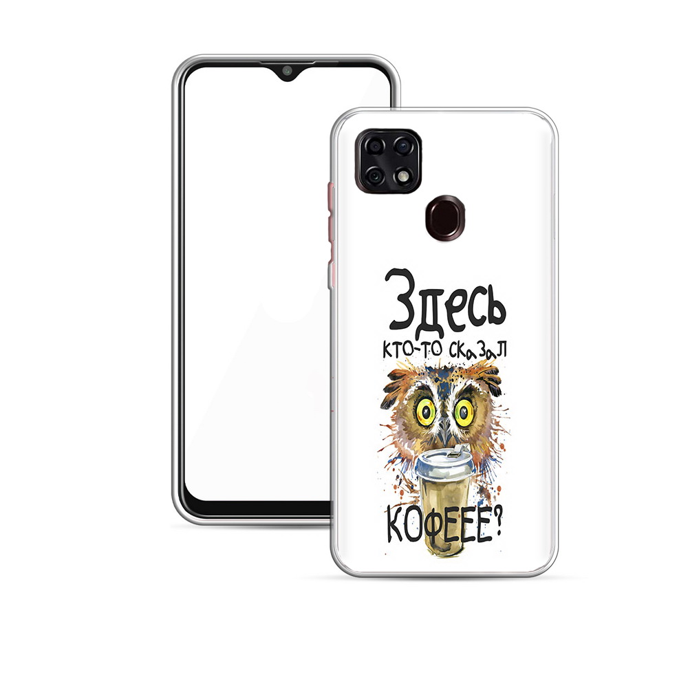 

Чехол MyPads Tocco для ZTE V2020 Здесь кто то сказал кофе (PT226946.457.84), Прозрачный, Tocco