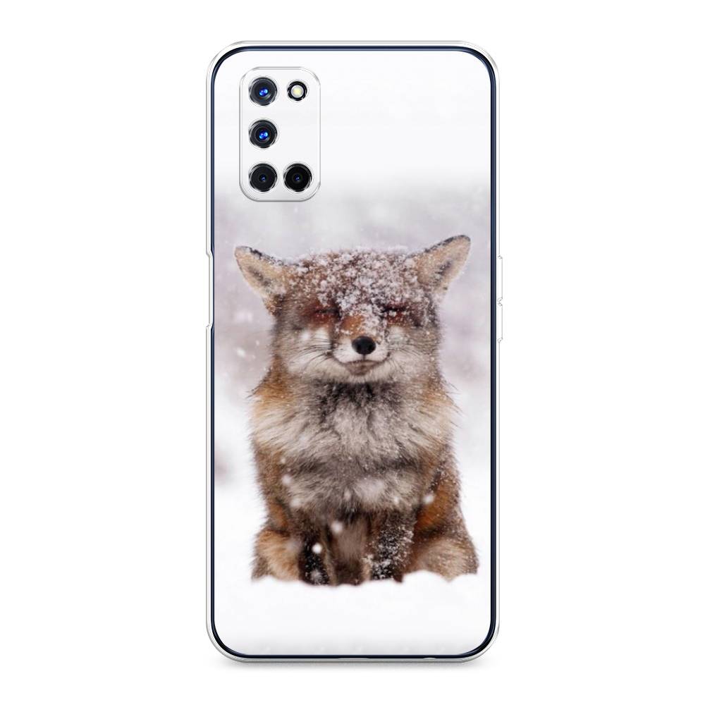 

Чехол для Oppo A52/A72 "Зимняя лиса", Белый;серый;коричневый, 253150-1