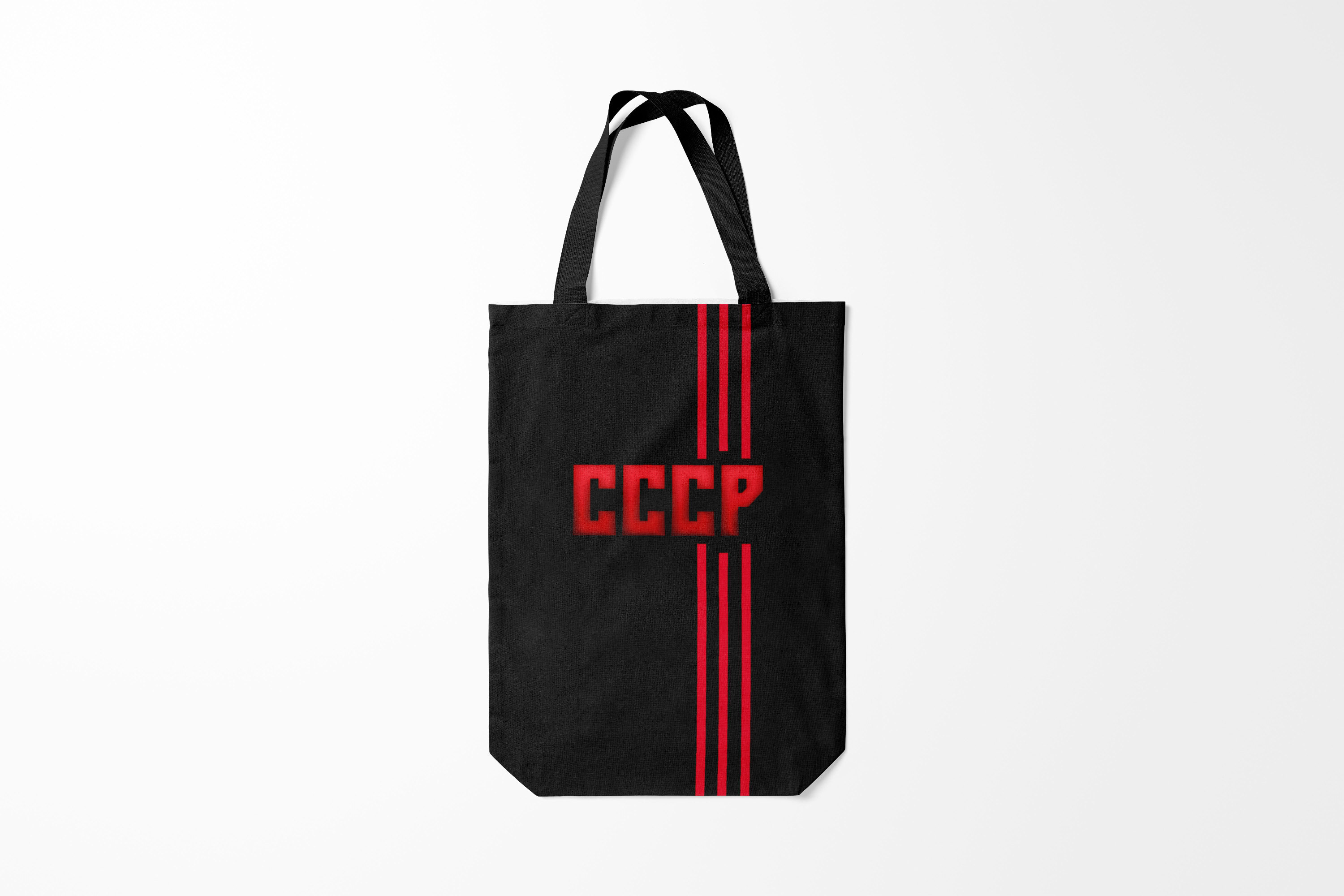 

Сумка шoппер унисекс Burnettie Я Русский СССР, черный, Я Русский СССР