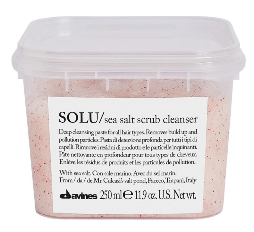 

Скраб для кожи головы Davines Solu Sea Salt Scrub Cleanser с морской солью 250 мл