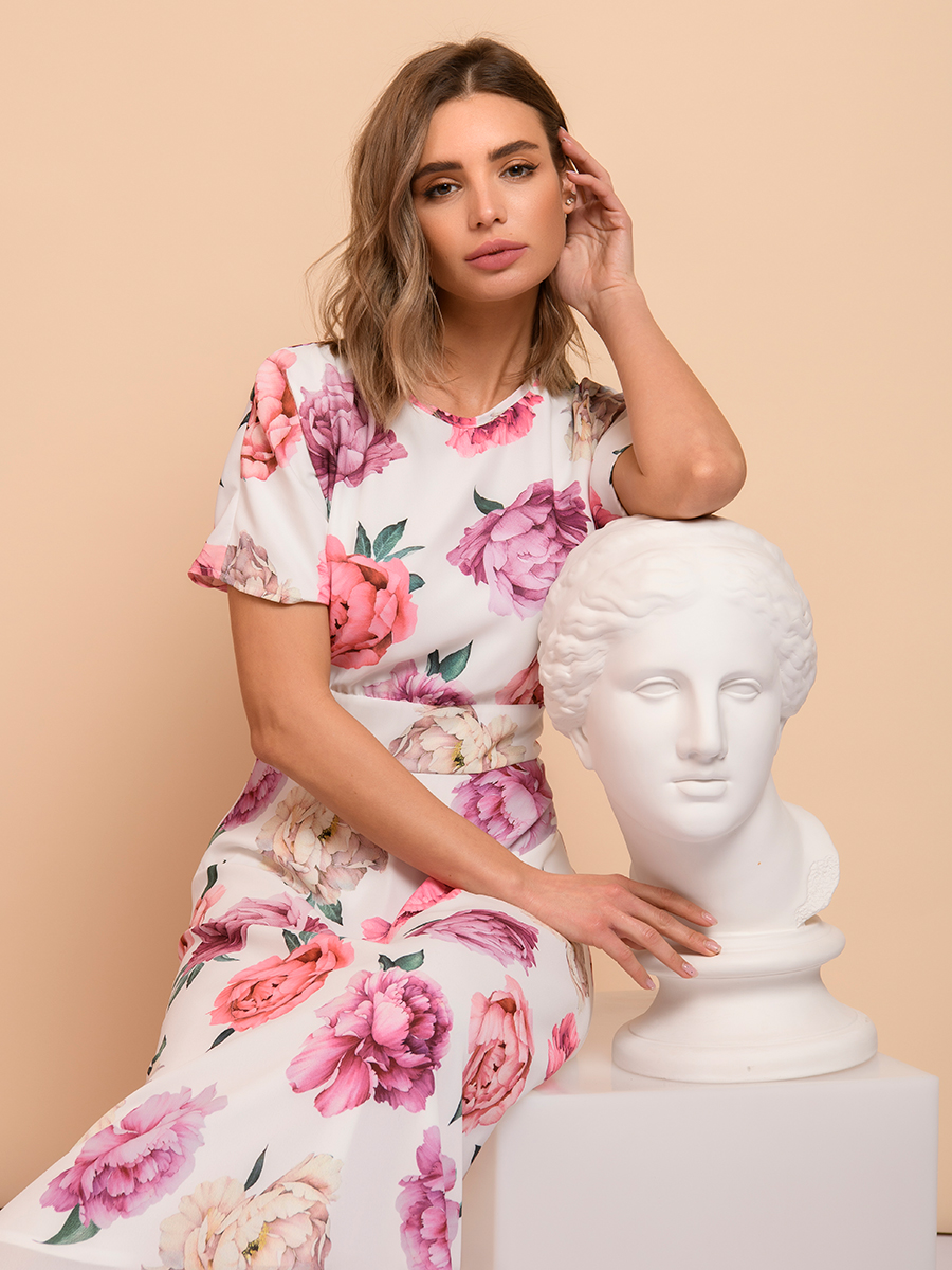 

Платье женское 1001dress 0132101-02440WP белое 48 RU