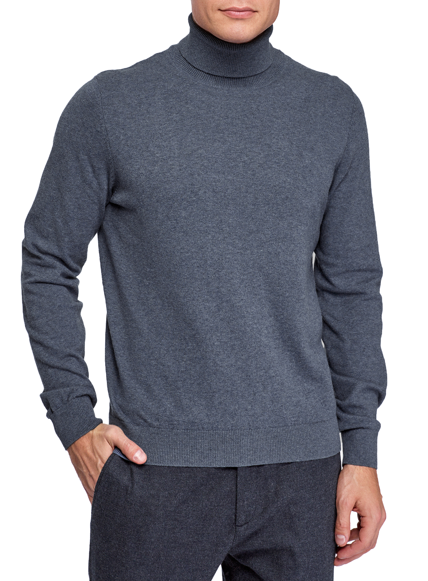 

Водолазка мужская oodji 4B312003M синяя XL, 4B312003M