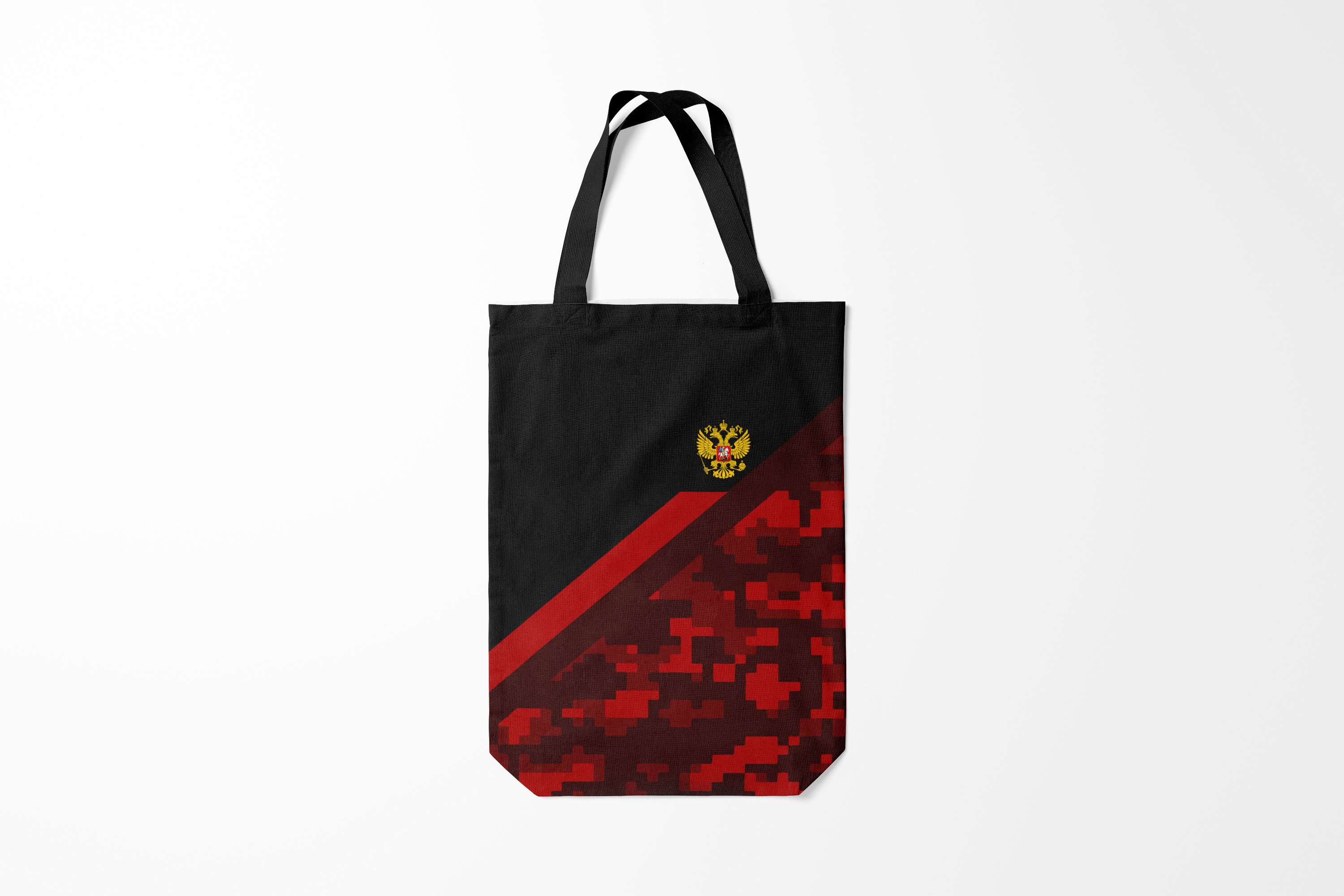 

Сумка шoппер унисекс Burnettie Я Русский RUSSIA Black Collection, черный, Я Русский RUSSIA Black Collection
