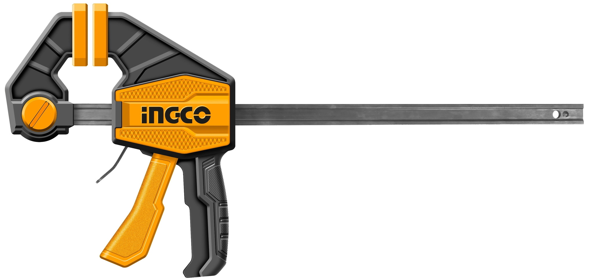 Струбцина быстрозажимная INGCO HQBC18801 80х450 мм пружинная струбцина ingco