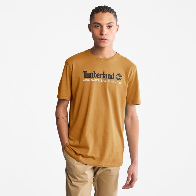 

Футболка мужская Timberland TB0A27J8 коричневая M, TB0A27J8