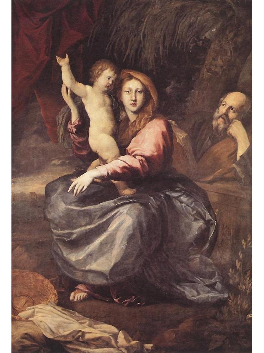 

Постер DRABS A2 Пюже Пьер The Holy Family at the Palm-tree
