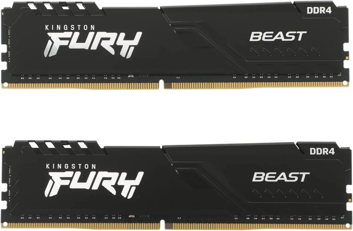 

Оперативная память Kingston FURY Beast (KF436C17BBK2/16), DDR4 2x8Gb, 3600MHz, FURY Beast