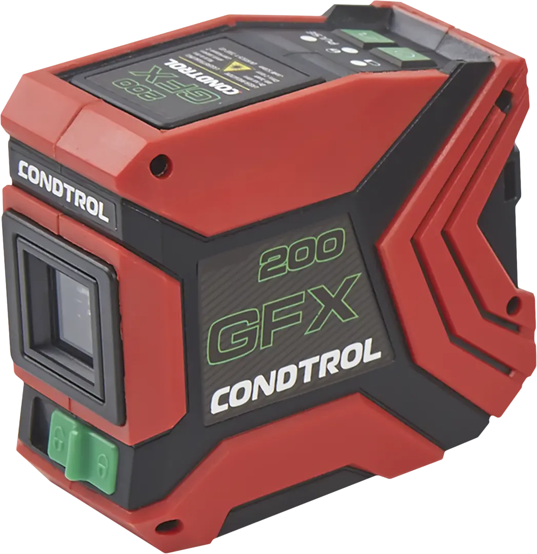 Уровень лазерный Condtrol GFX200 зеленый луч, 20 м нивелир лазерный condtrol xliner duo 360 1 2 120