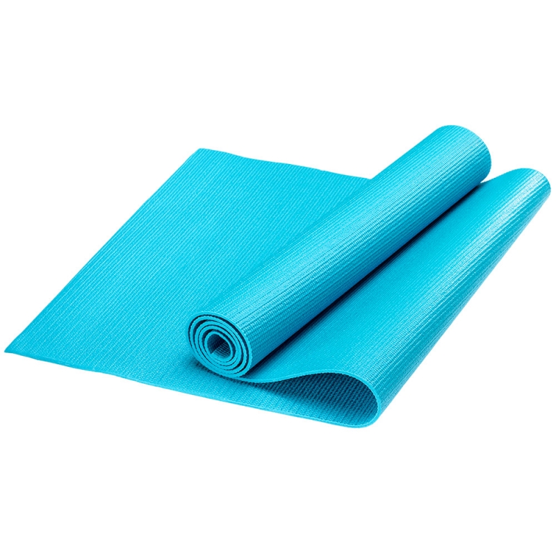 фото Коврик для йоги спортекс hkem112-08 голубой 173 см, 8 мм