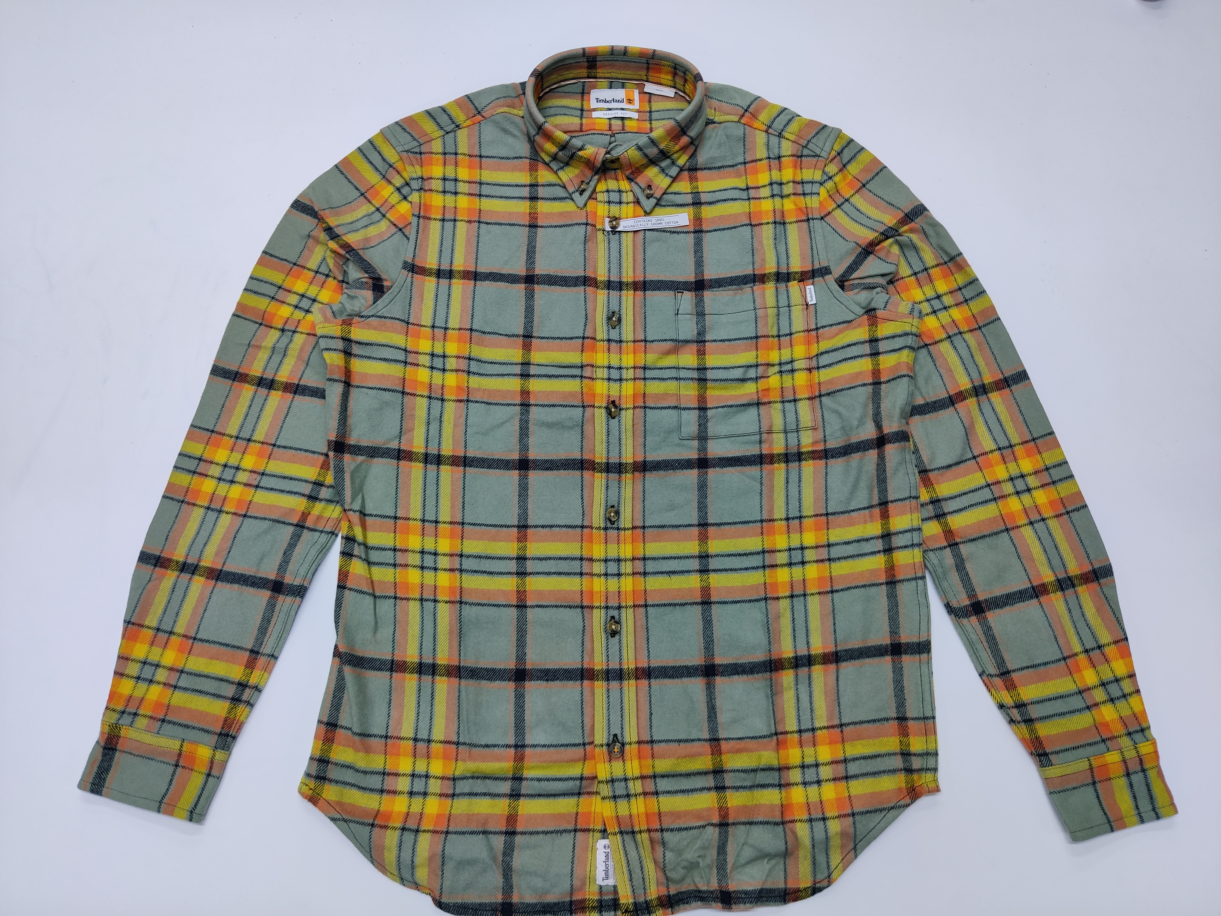 

Рубашка мужская Timberland TB0A5Y7SCY91 зеленая XL, Зеленый, TB0A5Y7SCY91