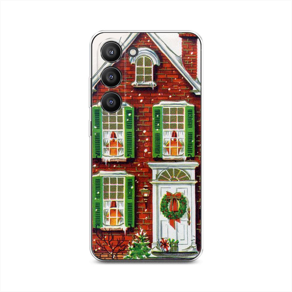 

Чехол на Samsung Galaxy S23 5G "Рождественский дом", 2107350-5