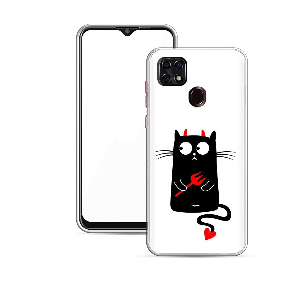 

Чехол MyPads Tocco для ZTE V2020 Кот демон (PT226946.457.97), Прозрачный, Tocco