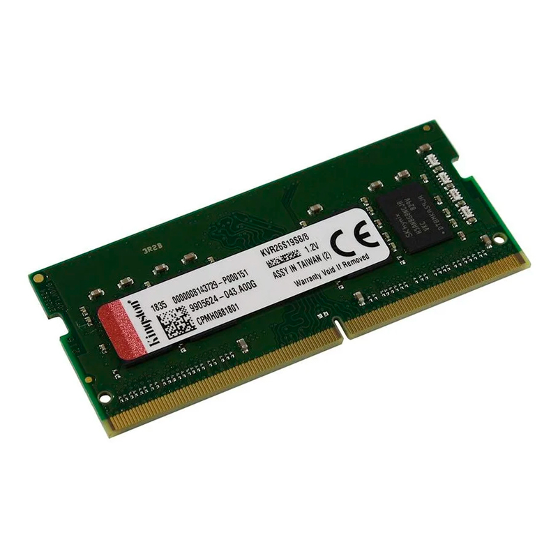 

Оперативная память Kingston (KVR26S19S8-rstick-16), DDR4 1x16Gb, 2666MHz