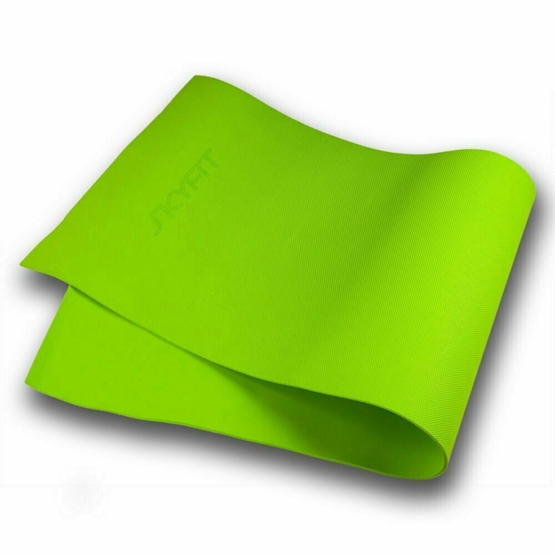 фото Коврик для йоги skyfit sf-ym-5.8 зеленый 172 см, 6 мм