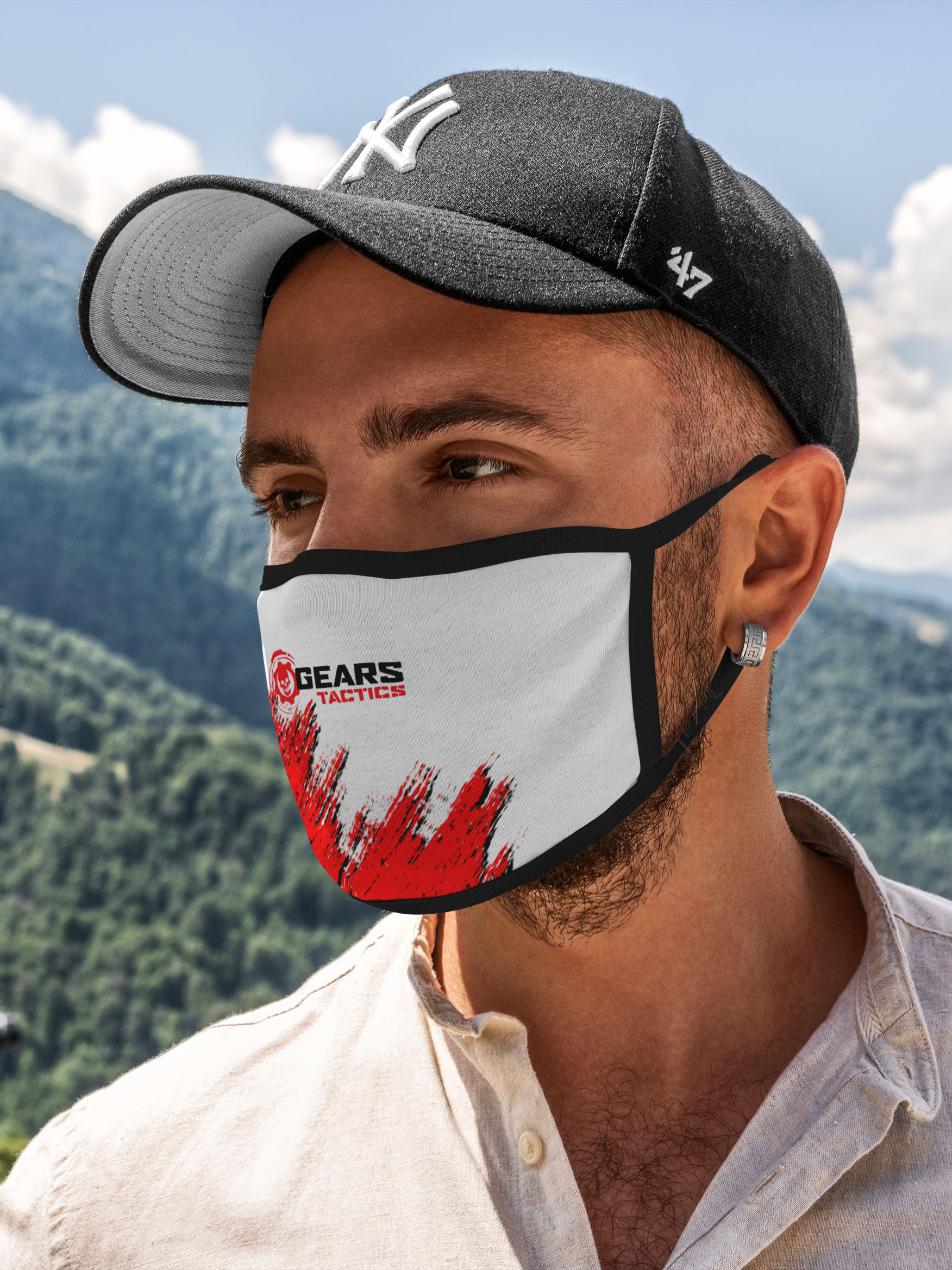 

Многоразовая маска унисекс Burnettie Gears Of War Tactics., Разноцветный, Gears Of War Tactics.