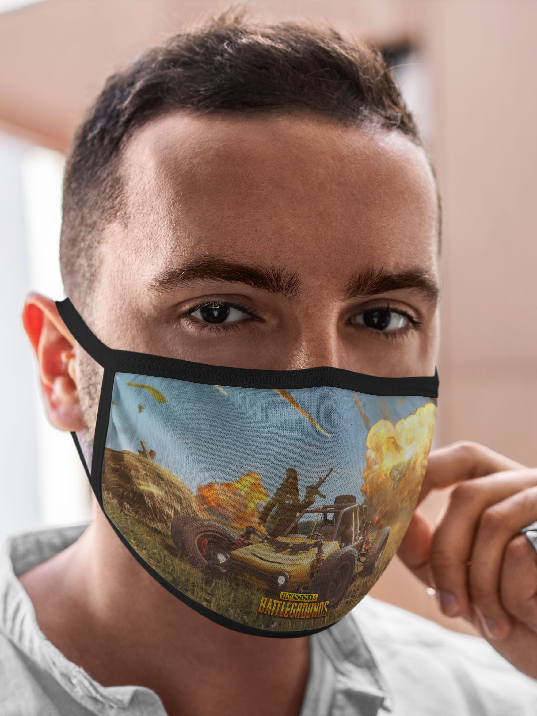 

Многоразовая маска унисекс Burnettie Pubg Mobile, Разноцветный, Pubg Mobile