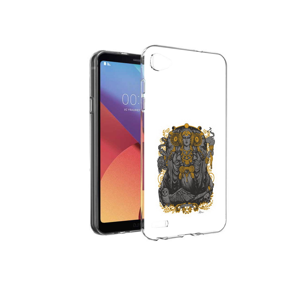 

Чехол MyPads Tocco для LG G6 mini божество с золотыми элементами, Прозрачный, Tocco