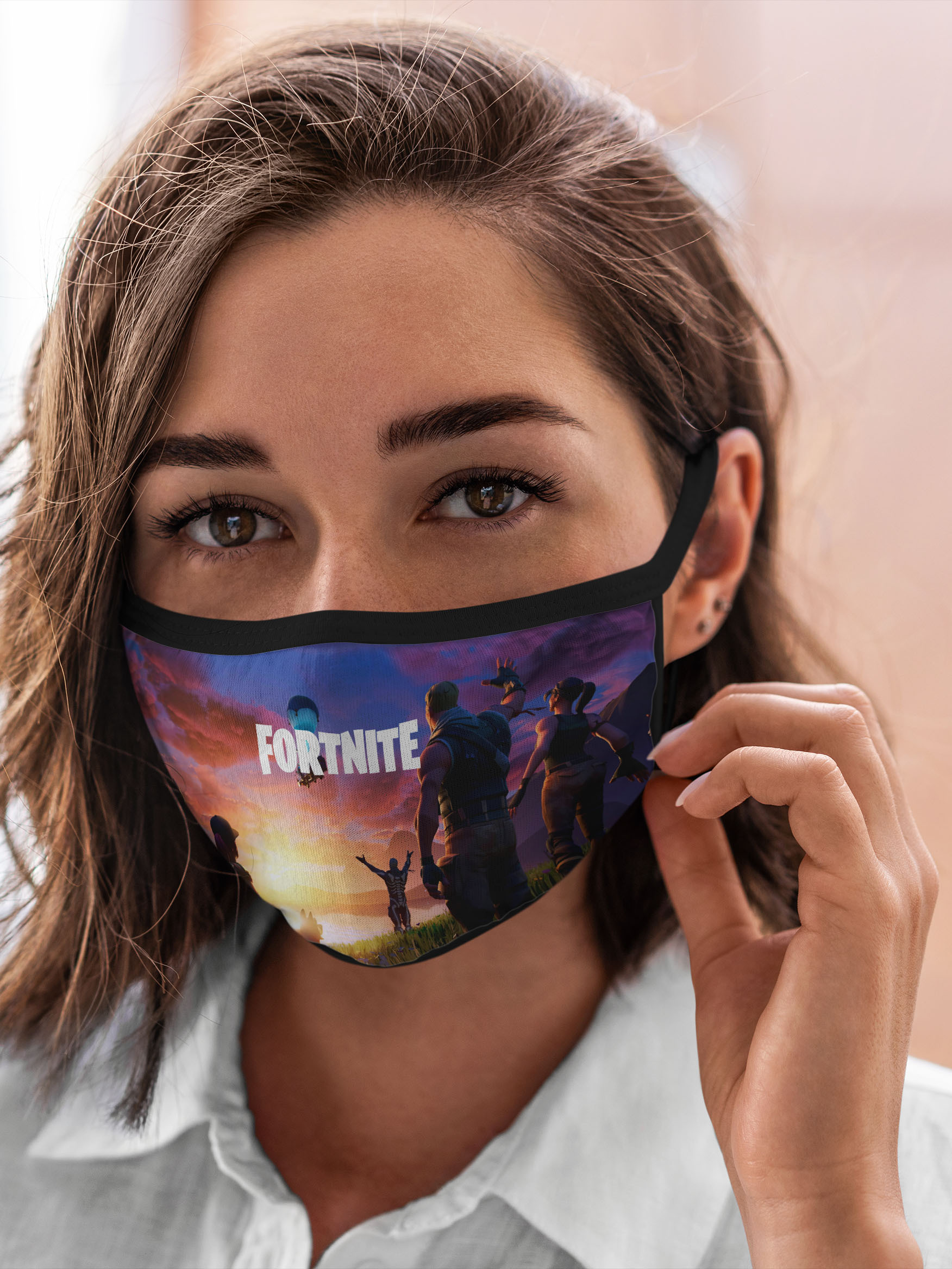 

Многоразовая маска унисекс Burnettie Fortnite, Разноцветный, Fortnite