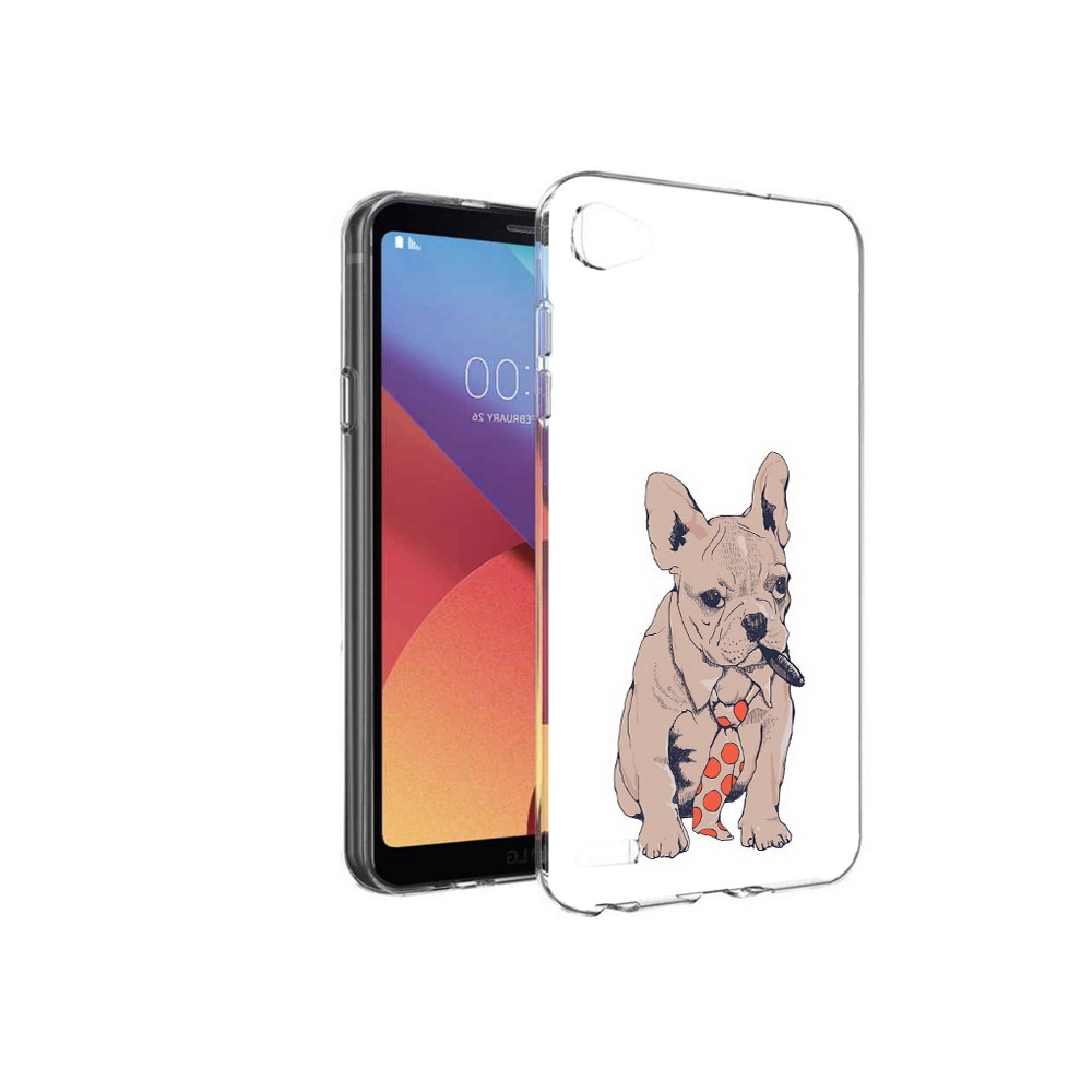 

Чехол MyPads Tocco для LG G6 mini бульдог с сигарой, Прозрачный, Tocco