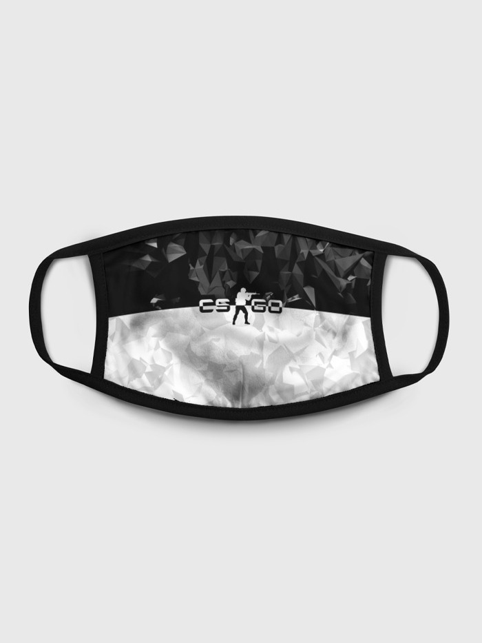 

Многоразовая маска унисекс Burnettie Cs Go Black White Geometry, Разноцветный, Cs Go Black White Geometry