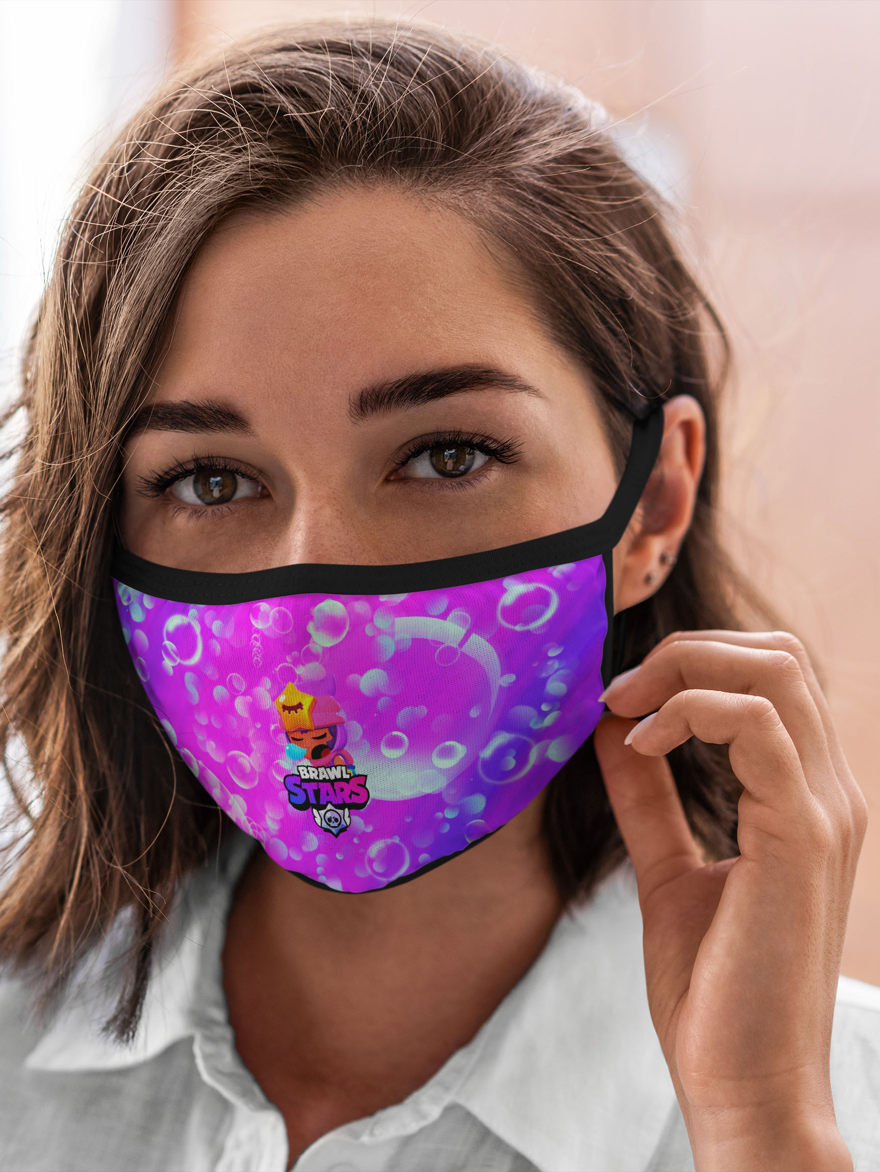

Многоразовая маска унисекс Burnettie Brawl Stars Sandy, Разноцветный, Brawl Stars Sandy