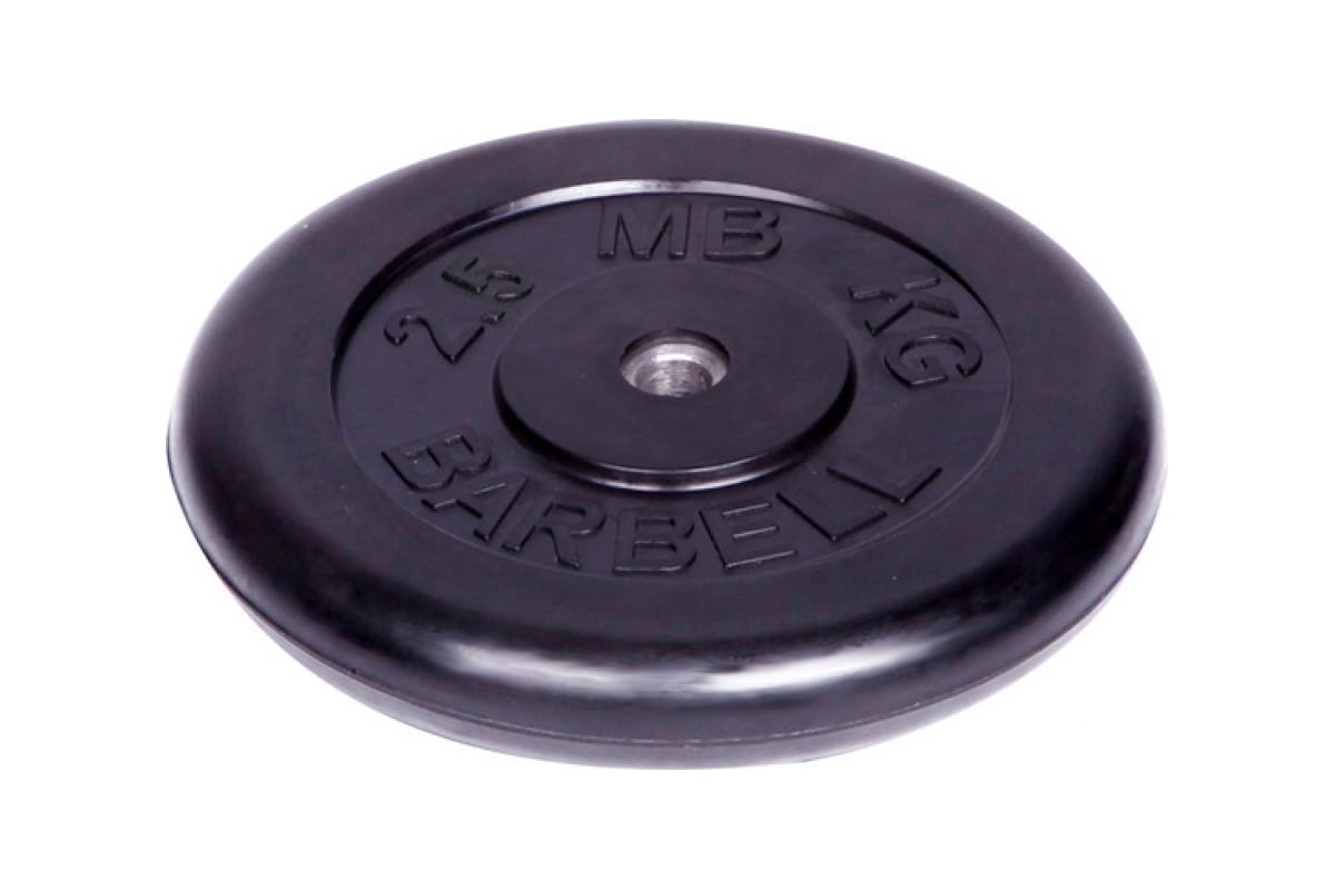 

Обрезиненный диск Barbell d 26 мм, чёрный, 2.5 кг 412