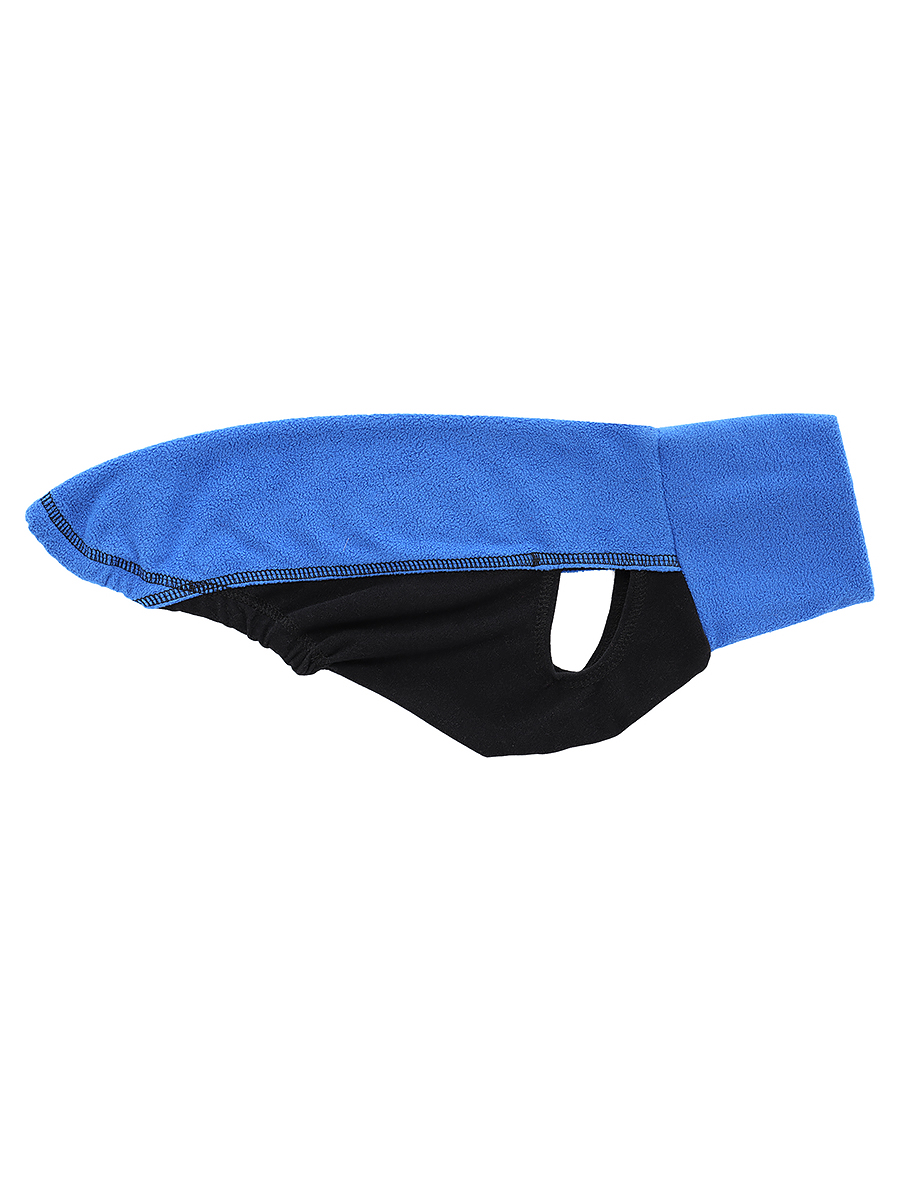 фото Флисовый жилет для собак монморанси, цвет сине-черный, размер m2