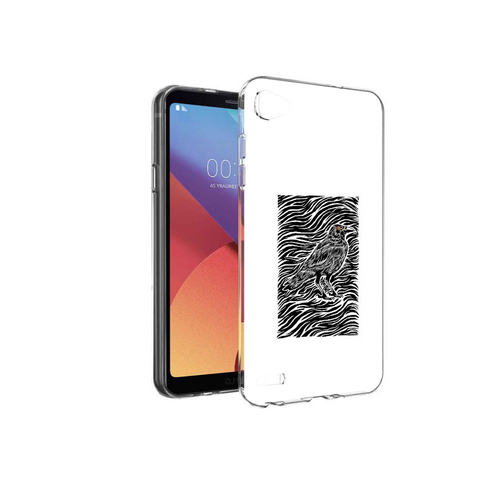 

Чехол MyPads Tocco для LG G6 mini ворон в абстракции, Прозрачный, Tocco
