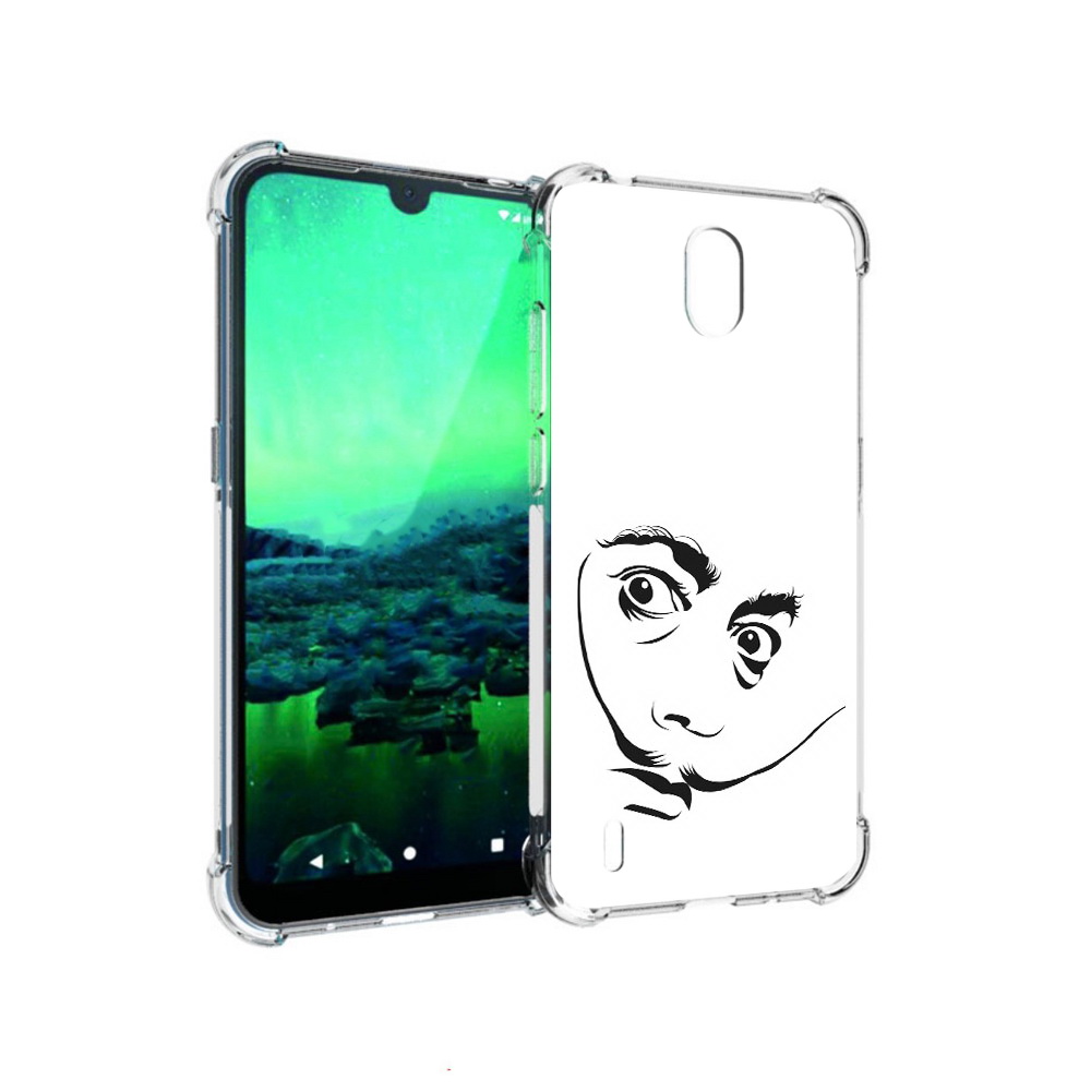 

Чехол MyPads Tocco для Nokia 1.3 мужчина с длинными усами (PT227048.104.487), Прозрачный, Tocco
