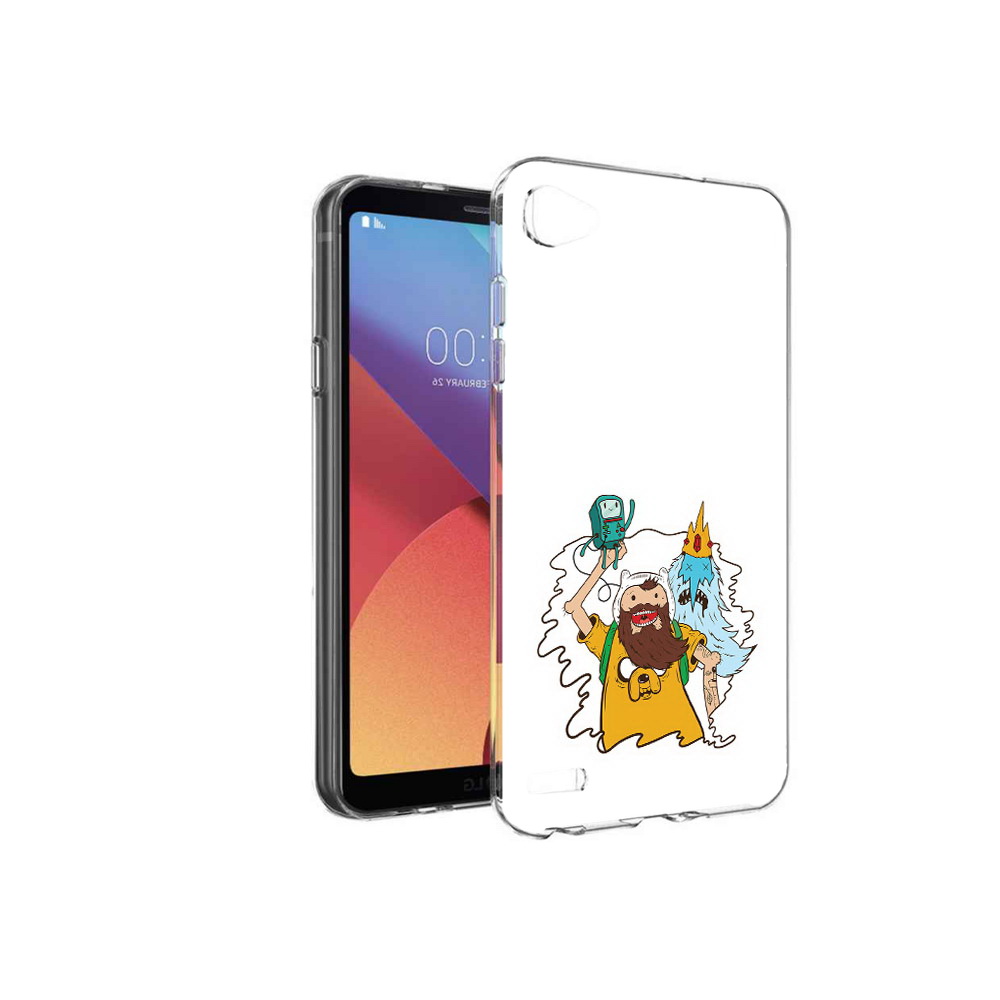 

Чехол MyPads Tocco для LG G6 mini время приключений старый Финн, Прозрачный, Tocco