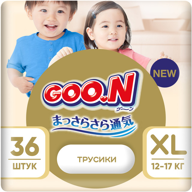 фото Подгузники-трусики goon soft размер 5/xl 12-17 кг 36 шт. 07830-03