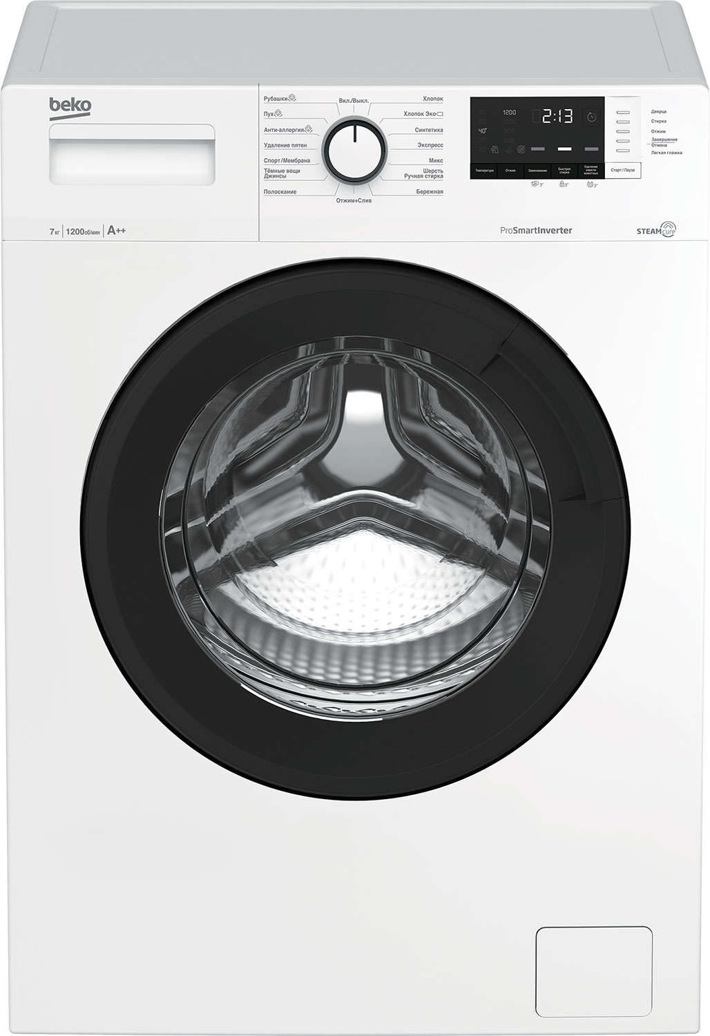 

Стиральная машина Beko WSRE7612XAWI белый, WSRE7612XAWI