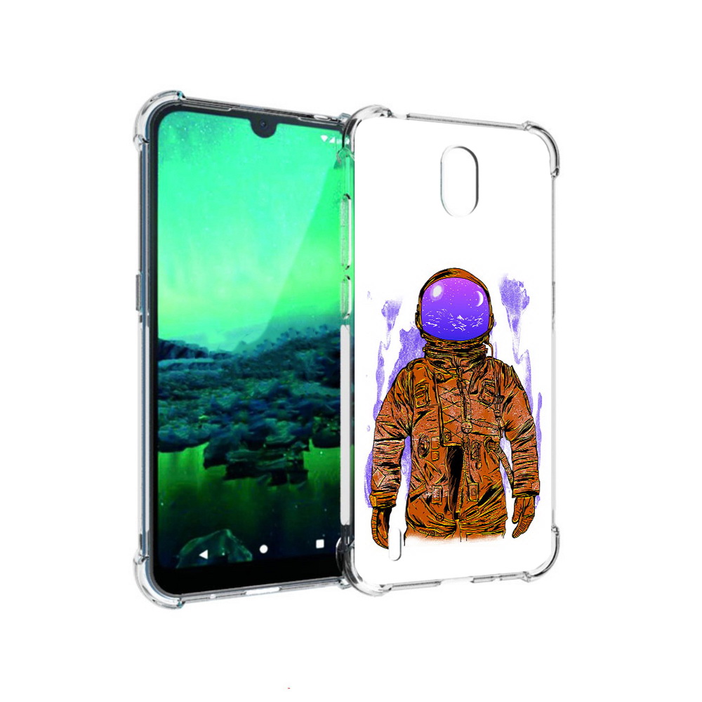 

Чехол MyPads Tocco для Nokia 1.3 нарисованный мужчина в скафандре (PT227048.104.510), Прозрачный, Tocco