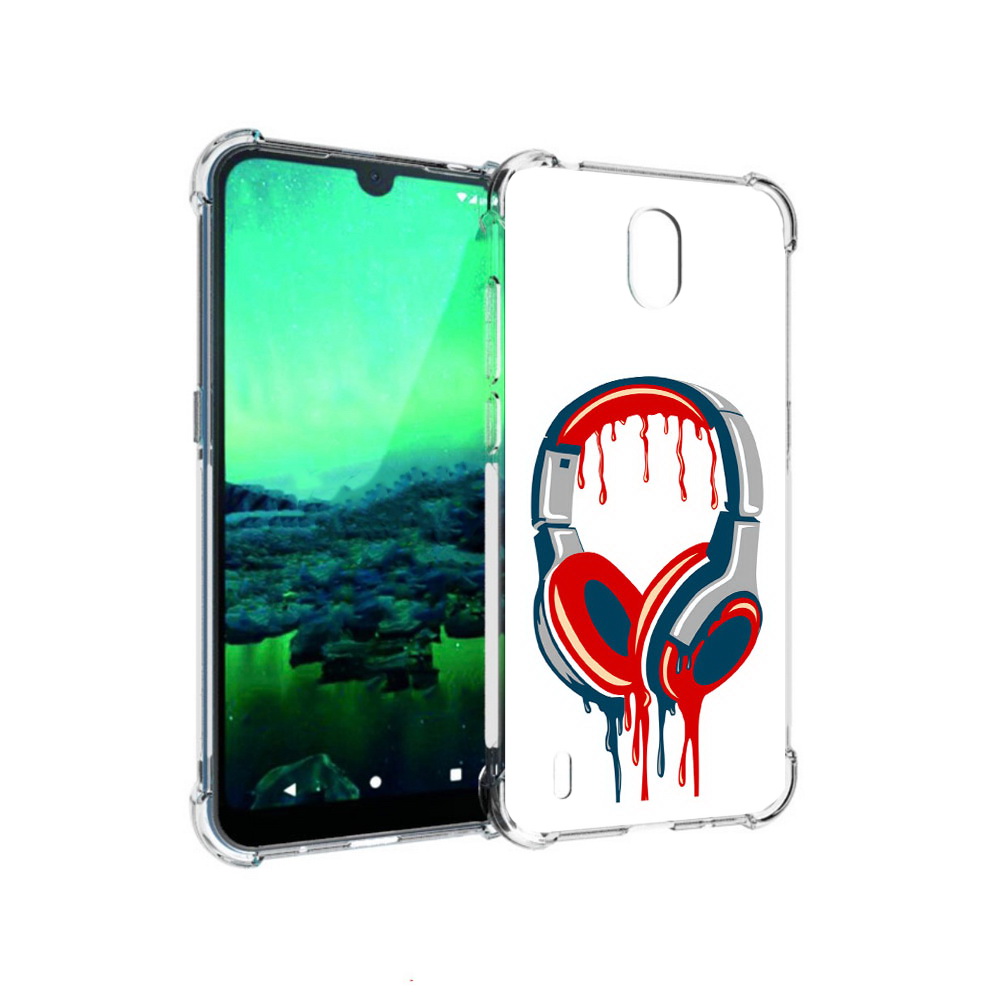 

Чехол MyPads Tocco для Nokia 1.3 не делай громко (PT227048.104.517), Прозрачный, Tocco