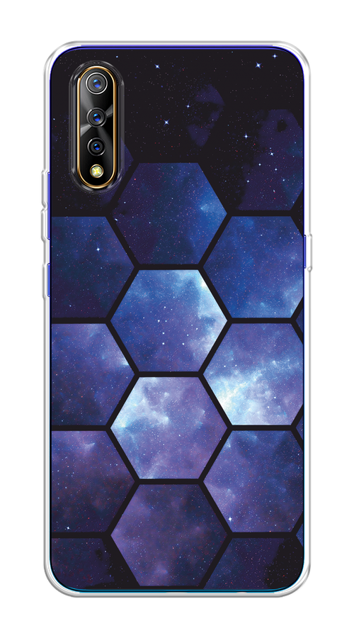 

Чехол на Vivo iQOO Neo/V17 Neo "Соты космос", Черный;фиолетовый, 261250-1