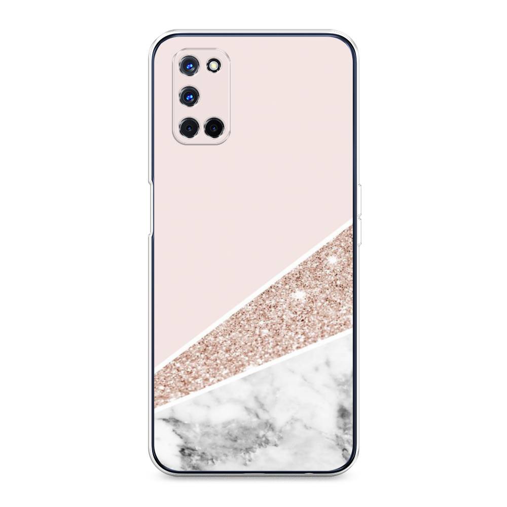 

Чехол для Oppo A52/A72 "Блестящий розовый мрамор", 253150-3