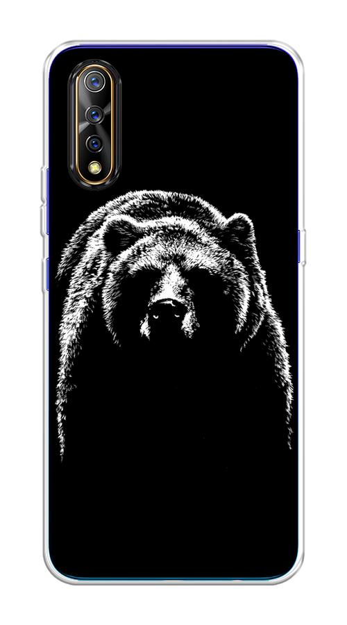 

Чехол на Vivo iQOO Neo/V17 Neo "Медведь в ночи", Белый;черный, 261250-1