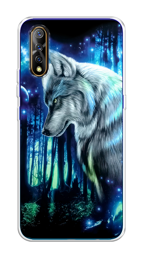 

Чехол на Vivo iQOO Neo/V17 Neo "Сказочный волк", Синий;серебристый;черный, 261250-1