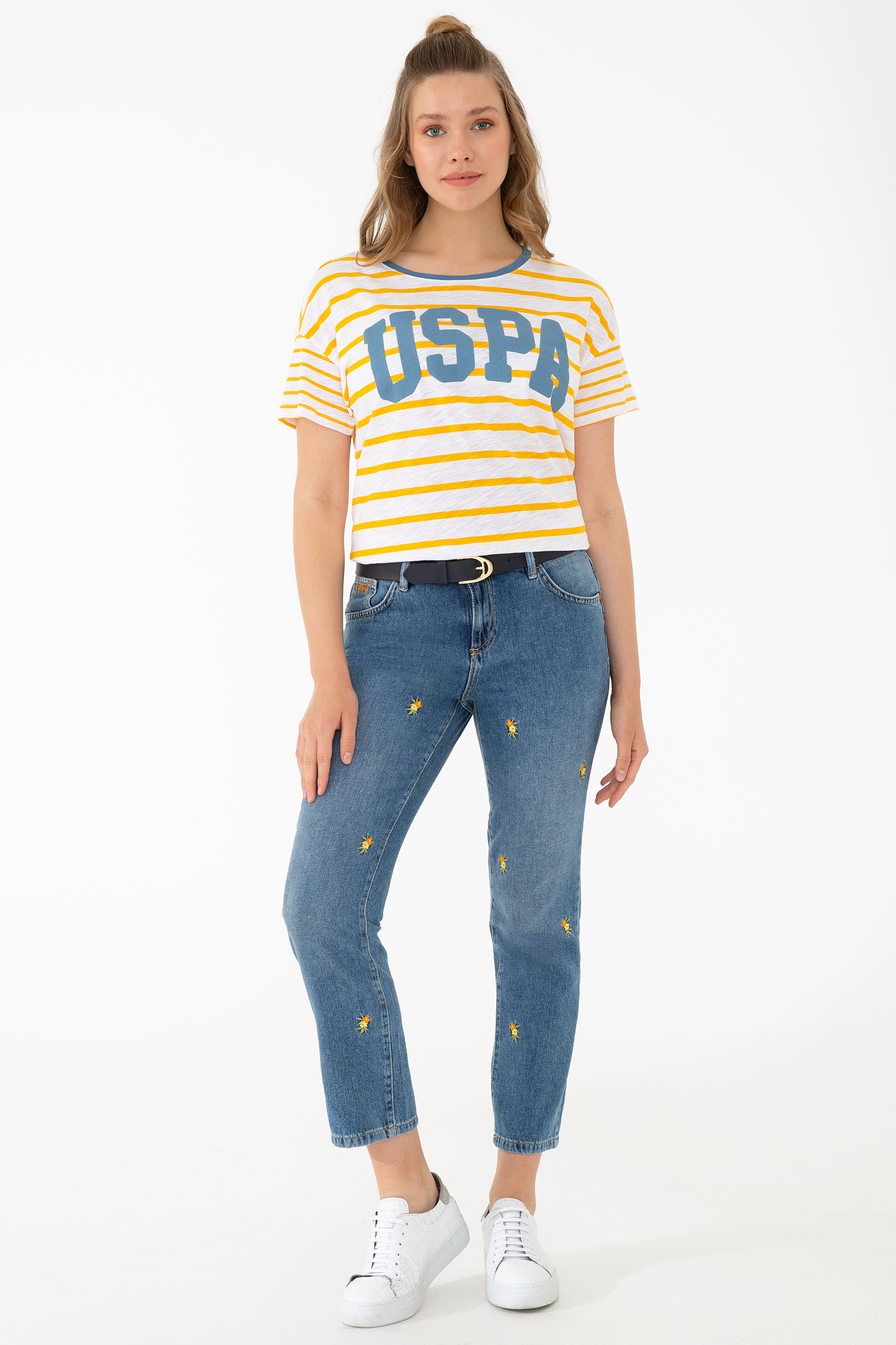 

Джинсы женские U.S. POLO Assn. G082SZ0800NASSE синие 34 EU, Синий, G082SZ0800NASSE