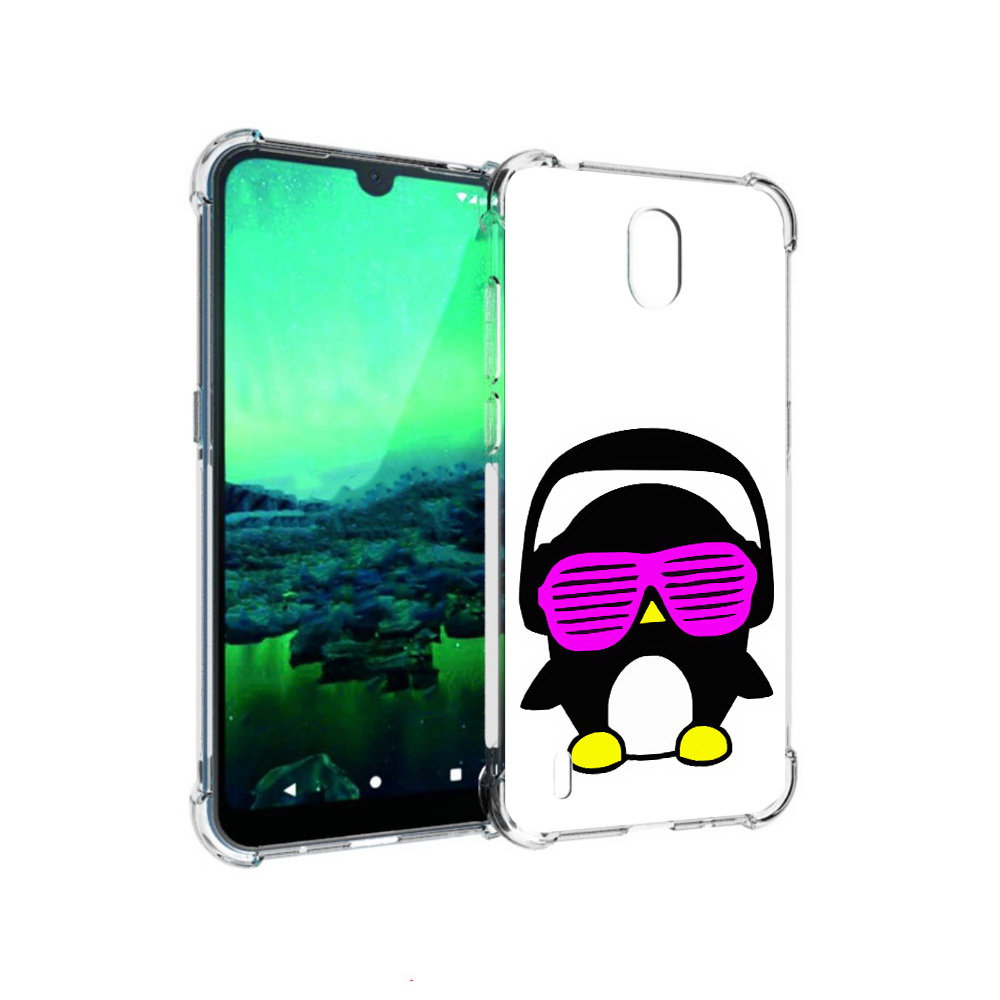 

Чехол MyPads Tocco для Nokia 1.3 пингвин (PT227048.104.541), Прозрачный, Tocco