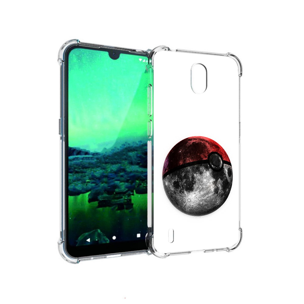 

Чехол MyPads Tocco для Nokia 1.3 планета покебол (PT227048.104.543), Прозрачный, Tocco