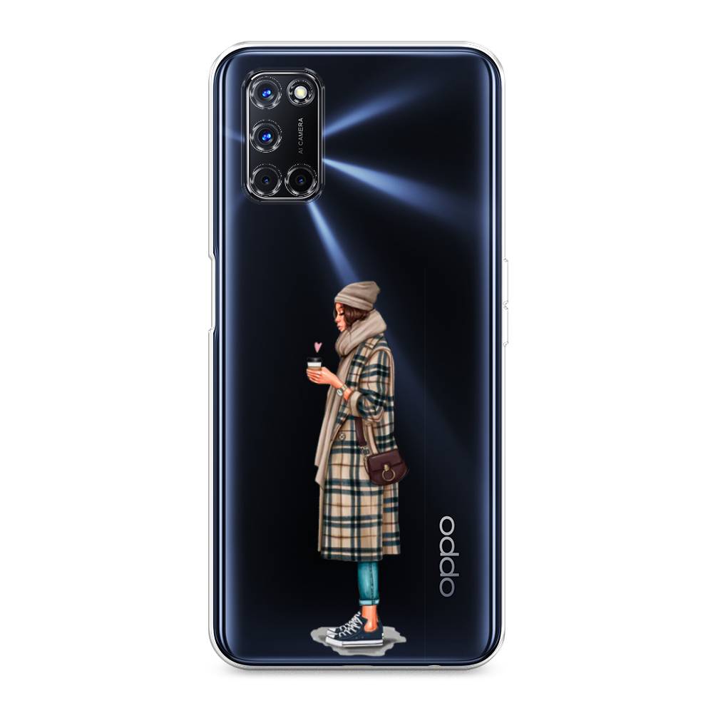 

Чехол для Oppo A52/A72 "Утренний кофе", Коричневый;бежевый, 253150-6