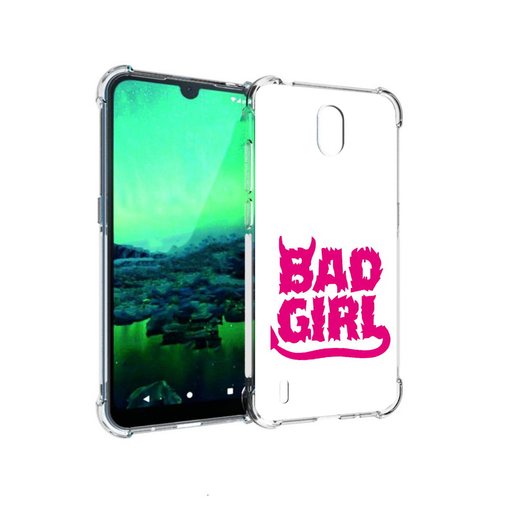 

Чехол MyPads Tocco для Nokia 1.3 плохая девочка (PT227048.104.545), Прозрачный, Tocco