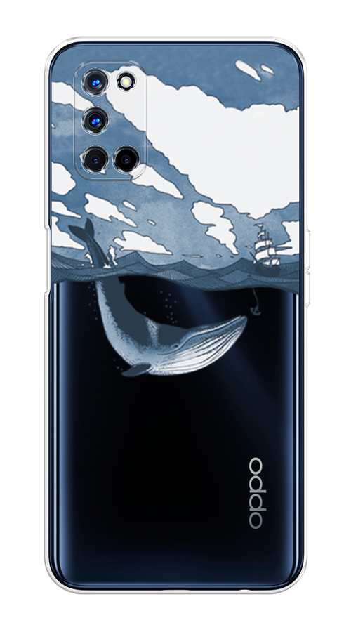 

Чехол на Oppo A52/A72 "Большой кит", Синий, 253150-1