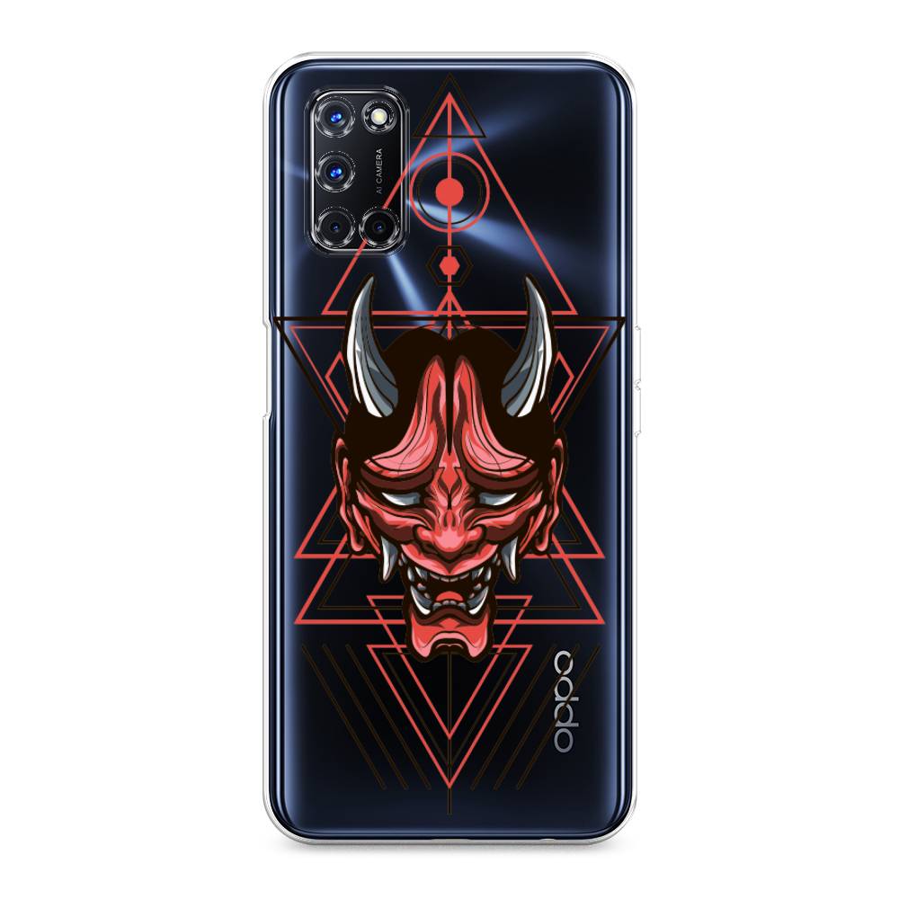 

Чехол для Oppo A52/A72 "Hanya Oni mask", Серый;красный;черный, 253150-4