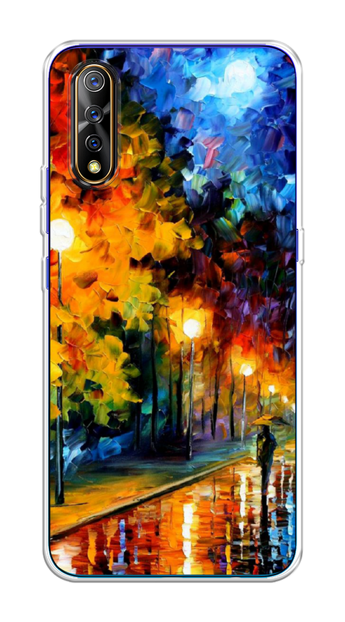 

Чехол на Vivo iQOO Neo/V17 Neo "Безлюдная улочка", Оранжевый;желтый;синий, 261250-1