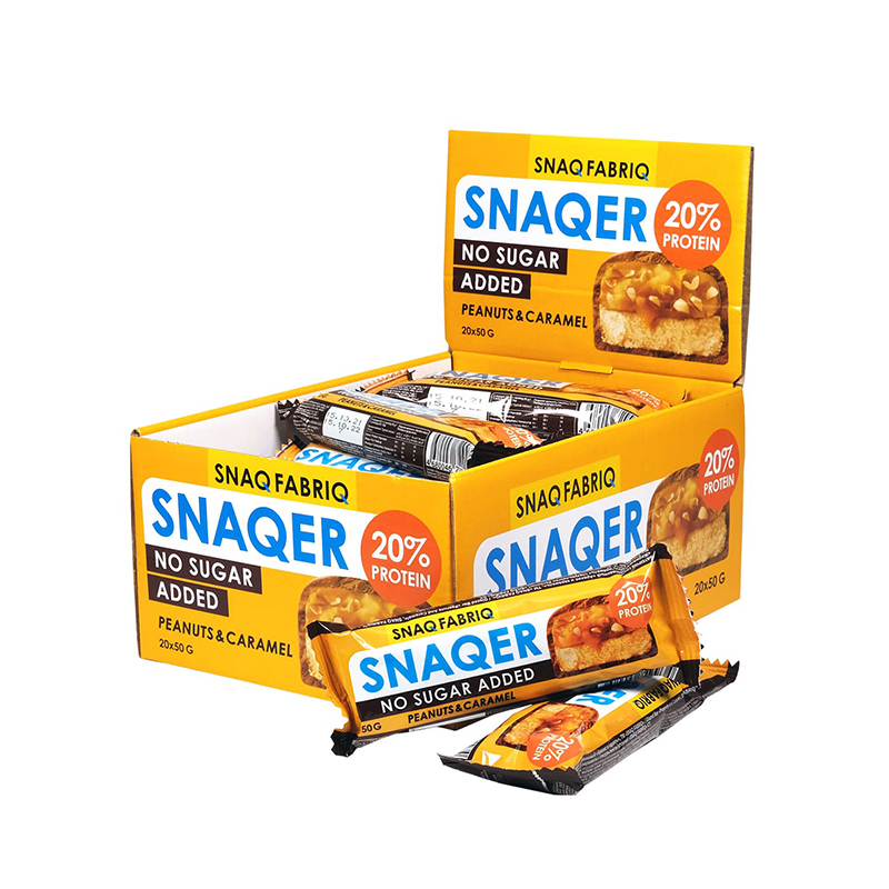 

Протеиновый батончик Snaq Fabriq арахис и карамель, 30 шт х 50 г