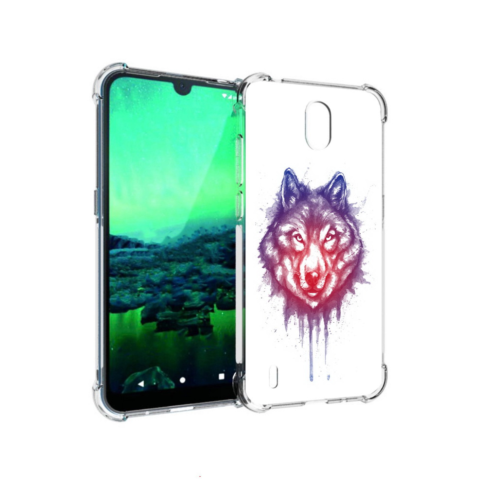 

Чехол MyPads Tocco для Nokia 1.3 пушистый волк (PT227048.104.561), Прозрачный, Tocco
