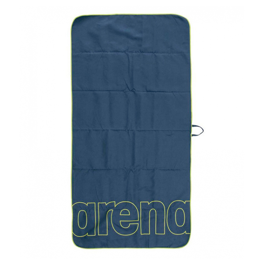 Полотенце ARENA Smart Plus Gym Towel 50x100, Navy/Yellow