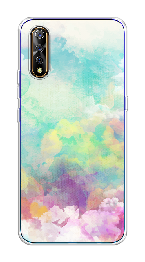 

Чехол на Vivo iQOO Neo/V17 Neo "Воздушное небо", Белый;голубой;розовый;желтый, 261250-1